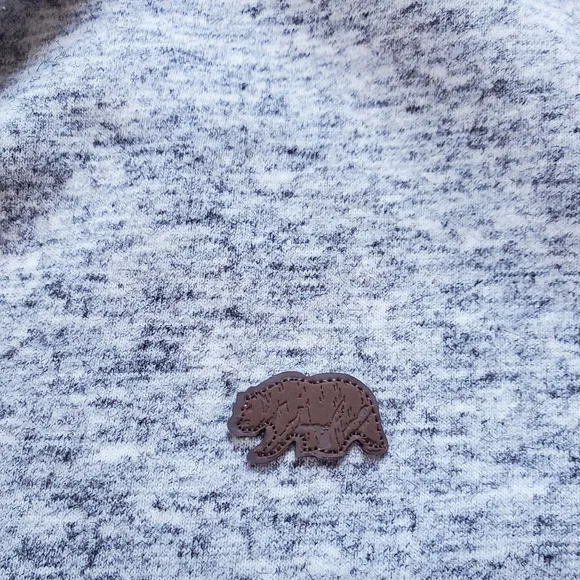 Lucky Brand Hoodie Sweatshirt Youth Large Gray Logo Long Sleeve - Picture 3 of 9